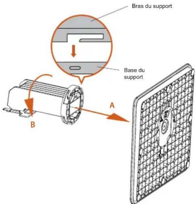 ASROCK PG27FFT1B - Fixation du bras et de la base du support - 2