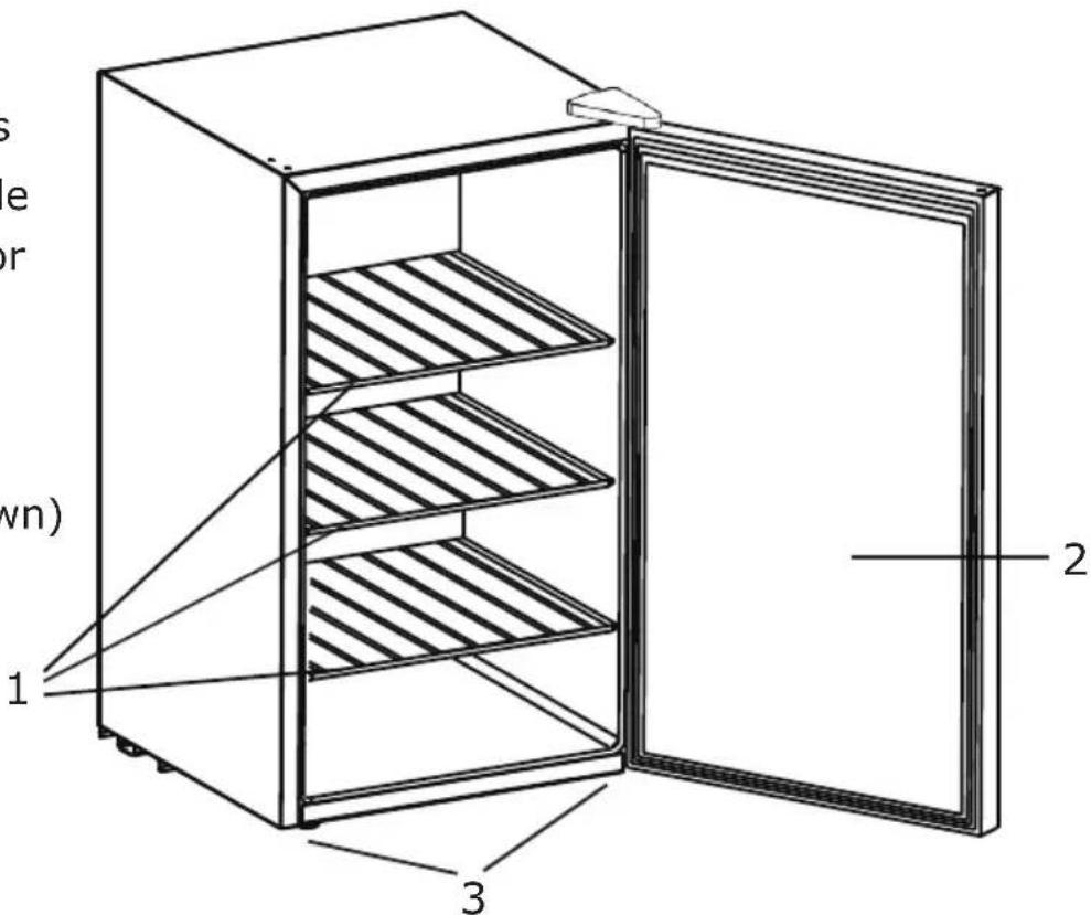 COSTWAY FP10374US-BK - Parts and Features - 1
