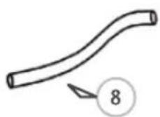 COSTWAY SP34841 - Lista częsci - 8