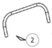 COSTWAY SP34841 - Lista częsci - 2