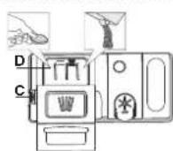 WHIRLPOOL WH7IPC15BM60 - Ne JAMAIS verser le liquide de rinçage directement dans la cuve. - 1
