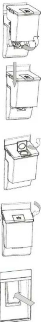 WHIRLPOOL W84TE 71 X AQUA EX - Τοποθέτηση δεξαμενής νερού - 1