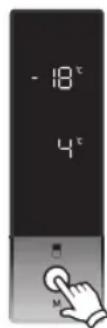 WHIRLPOOL W84TE 71 X AQUA EX - Réglages de la température du réfrigérateur - 4