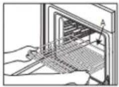 WHIRLPOOL WS67G1CMX - INSERTING WIRE SHELVES ANDOTHER ACCESSORIES INTO THE OVEN - 1