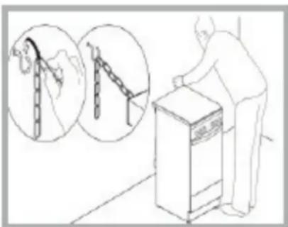 WHIRLPOOL WS67G1CMX - Αλυσίδα ασφαλείας - 1