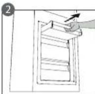 WHIRLPOOL W5 921D OX - Процедура очистки принадлежности STOP FROST - 2