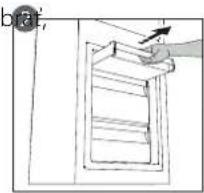 WHIRLPOOL W5 611E W - Postup pri čistení príslušenstva stop frost - 1
