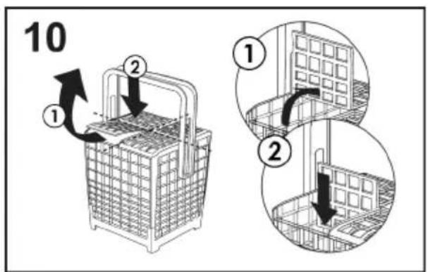 HAIER XI 6C4S3FSB - PANIER À COUVERTS (uniquement sur certains modèles) - 1