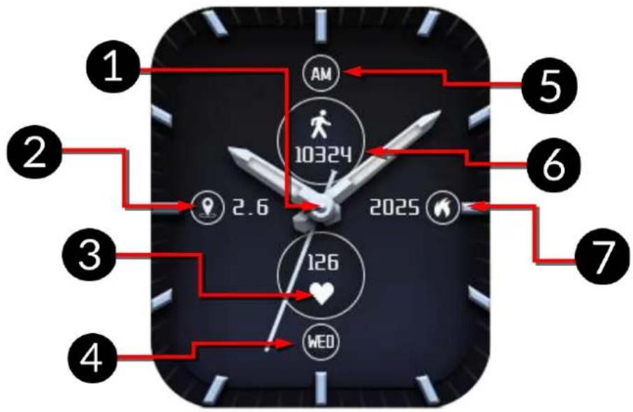 myPhone Watch Classic 2 - Ekran zegarka - 1