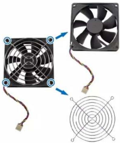 SYNOLOGY DiskStation DS1821+ - Remplacer le ventilateur du système - 5
