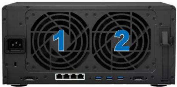 SYNOLOGY DiskStation DS1821+ - Remplacer le ventilateur du système - 1