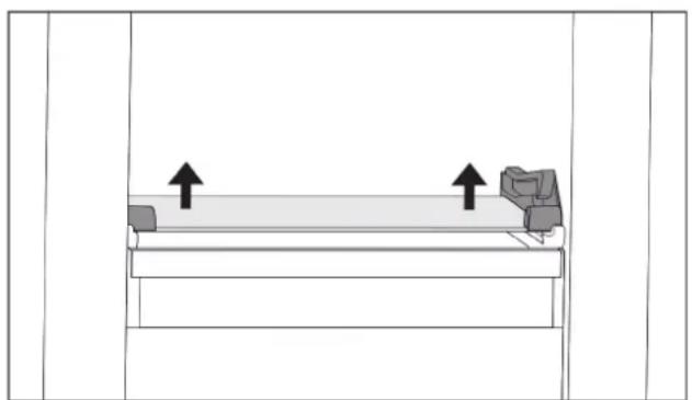 LIEBHERR SIFNci 3954 Prime - Retirer / insérer la tablette en verre située sous le tiroir basculable\* - 1