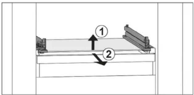 LIEBHERR SIFNci 3954 Prime - Retirer / insérer la tablette en verre - 1
