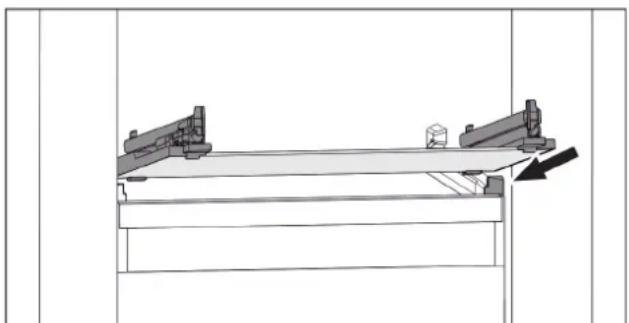 LIEBHERR SIFNci 3954 Prime - Retirer / insérer la tablette en verre - 2