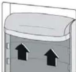 EDESA EFC-1711-I - Positioning the door balconies - 1