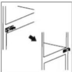 EDESA EFC-1711-I - Inverser le sens d'ouverture des portes - 4