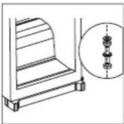 EDESA EFC-1711-I - Inverser le sens d'ouverture des portes - 3