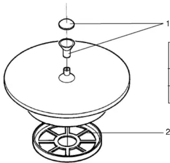 EINHELL SI 32 - Schéma des pièces de rechange et liste des pièces de rechange pour l'île solaire SI 32 - 1