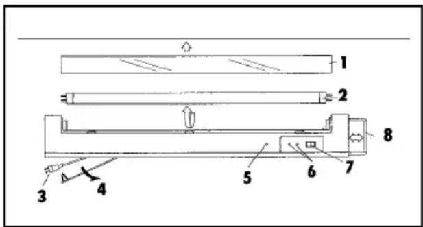 EINHELL SO 6-BS - Aansluiten van de lamp - 1