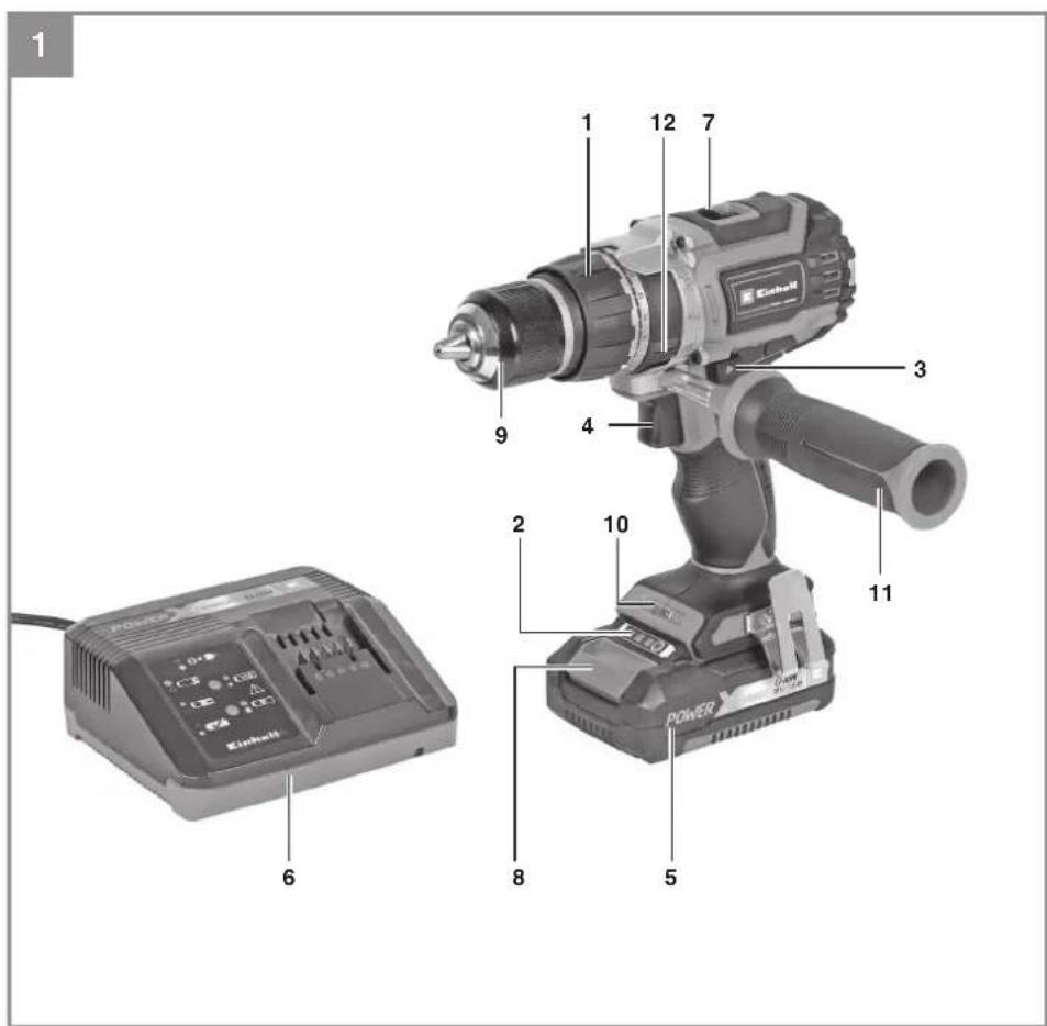 EINHELL TP-CD 18/70 Li-i BL - 1