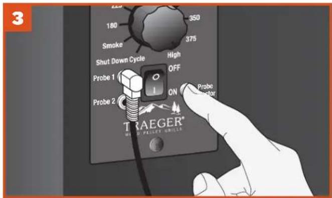 TRAEGER Pro 20 - UTILISATION DE LA SONDE À VIANDE - 2