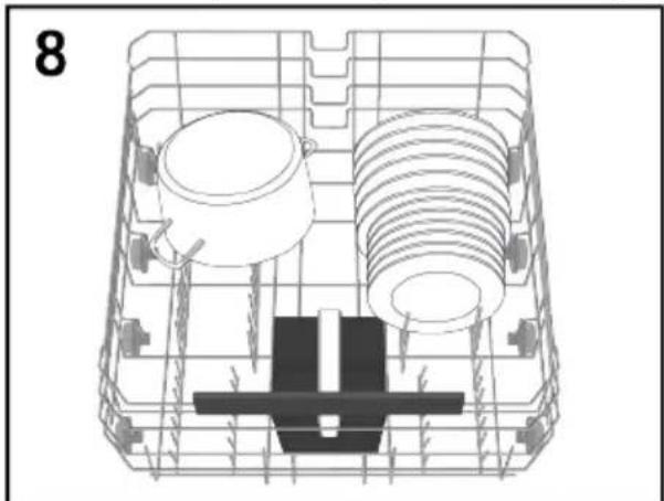 CANDY CF 3E7L0S - Foldable racks (only on some models) - 4