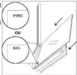 CANDY CA6 NP3T3HTB - EXTERIEUR DU FOUR : RETRAIT ET NETTOYAGE DE LA PORTE EN VERRE - 6