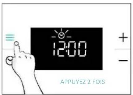 CANDY CA6 NP3T3HTB - RÉGLAGE DE L'HORLOGE - 1
