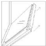 CANDY CA6 N5B3EYTX1 - VÄLJASPOOL AHJU: klaasukse oemaldamine ja puhastamine - 4