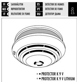 Esylux PROTECTOR K 9 V Lithium - FR • DÉTECTEUR DE FUMÉE - 1