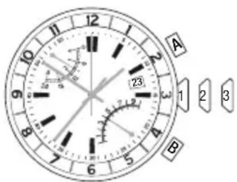 TIMEX World Time - SEGUNDA ZONA HORARIA - 1