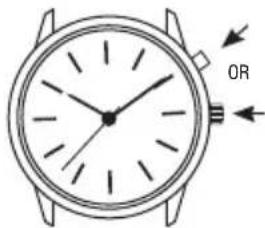 TIMEX World Time - WARNING: TO MAINTAIN WATER-RESISTANCE, DO NOT PRESS ANY BUTTONS UNDER WATER UNLESS YOUR WATCH IS INDICATED AS 200 METER WATER-RESISTANT. NEVER PULL OUT THE CROWN WHILE UNDER WATER. - 1