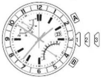 TIMEX World Time - SECOND TIME ZONE - 1
