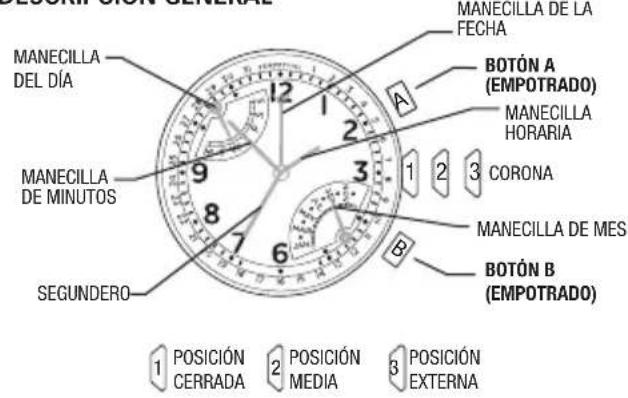 TIMEX World Time - CALENDARIO PERPETUO - 1