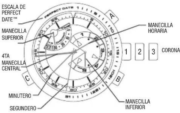 TIMEX World Time - NIVEL DE LA PILA - 1