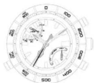 TIMEX World Time - ALTIMETER ON/OFF - 2