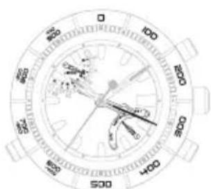 TIMEX World Time - ALTIMETER ON/OFF - 1