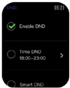 TIMEX Metropolitan S - DND (Do Not Disturb) mode - 1
