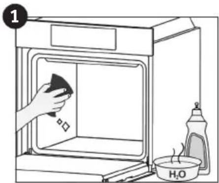 HAIER Chef@Home Series 4 HWO60SM4C1BH - Primer uso: limpieza preliminar - 1