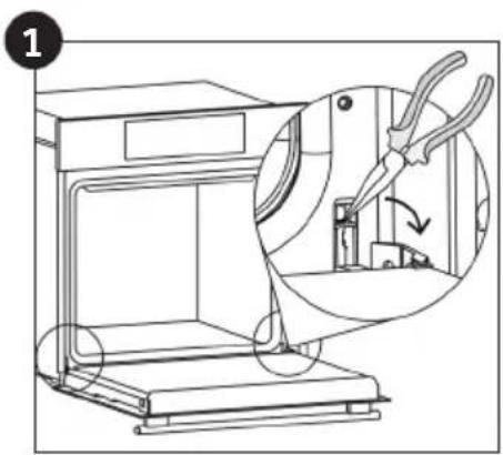 HAIER Chef@Home Series 4 HWO60SM4C1BH - Limpieza de las puertas de cristal - 1