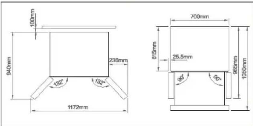 HAIER HFR3718ENMM - Spazio consigliato - 1