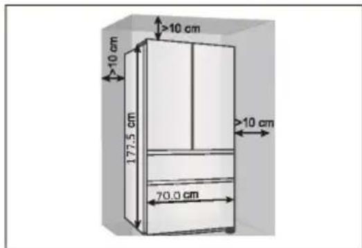 HAIER HFR3718ENMM - Alinhar o aparelho - 1