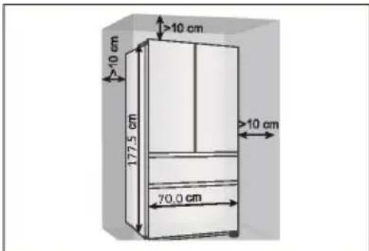 HAIER HFR3718ENMM - Nivelación del electrodomístico - 1