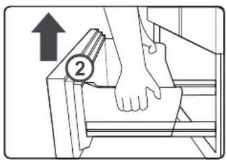 HAIER HFR3718ENMM - Removable lower freezer drawer - 2