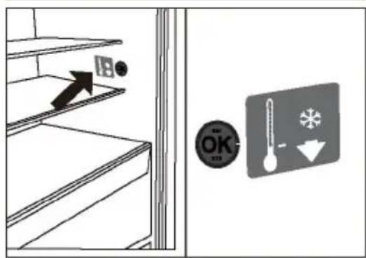 HAIER HFR3718ENMM - OPCIONALIS: OK-homérséklet jelzö - 2