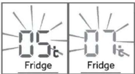 HAIER HFR3718ENMM - Adjust the temperature for fridge - 1