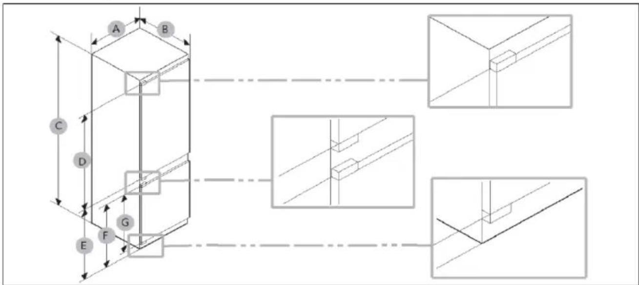 HAIER HBW7518C - Dimensão do produto - 1