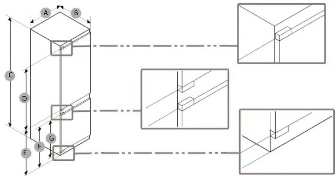 HAIER HBW7518C - Product dimention - 1