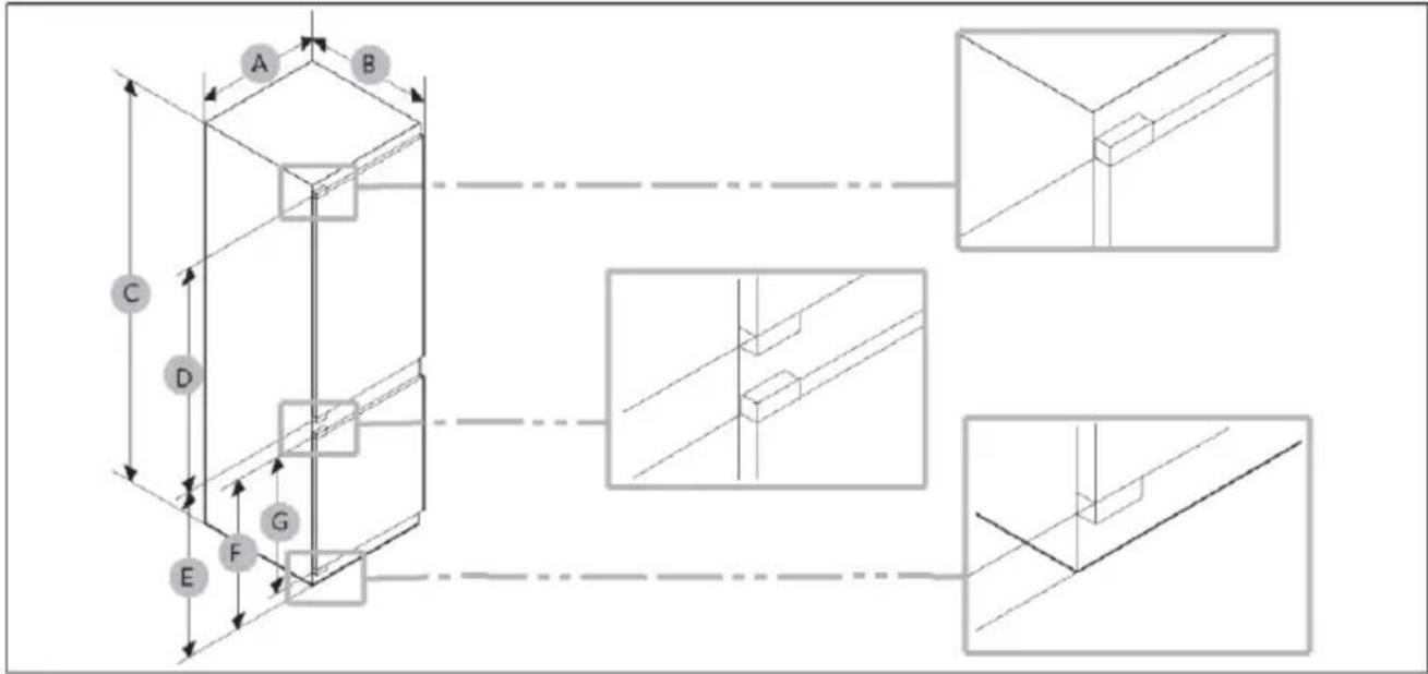HAIER HBW7518C - Dimensiunea produsului - 1