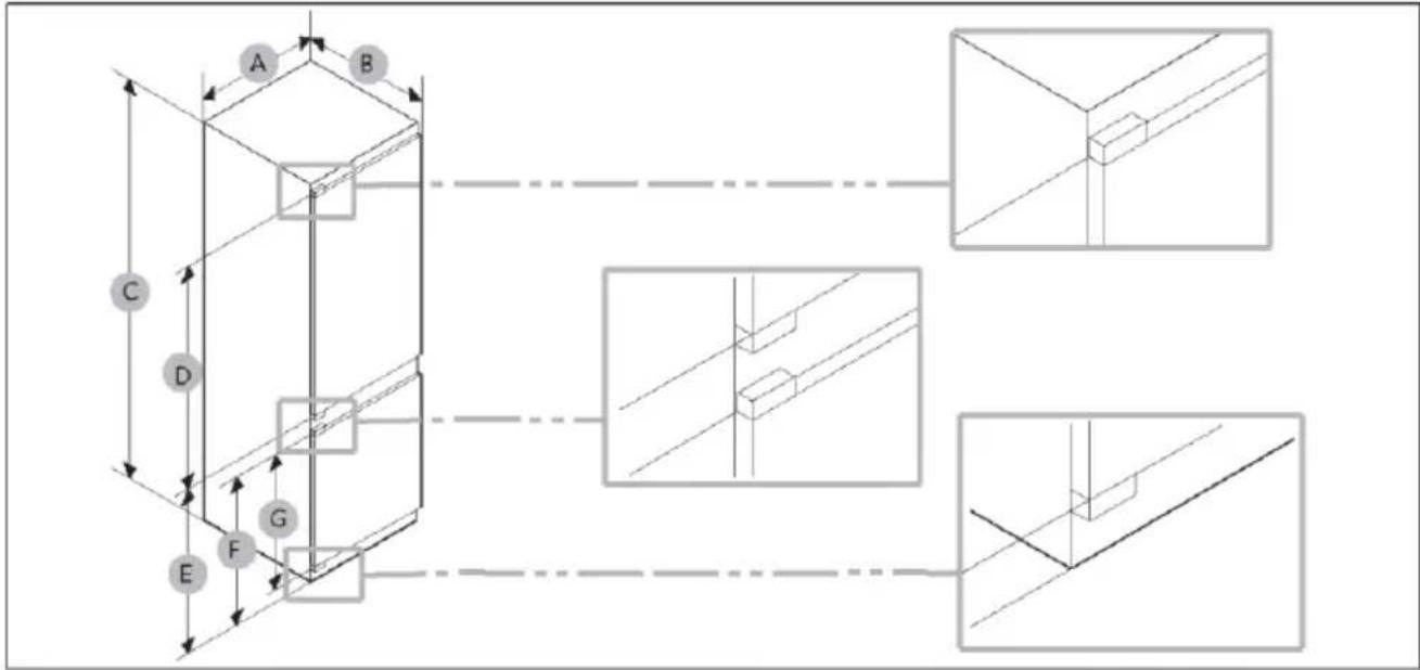HAIER HBW7518C - Dimensione del prodotto - 1